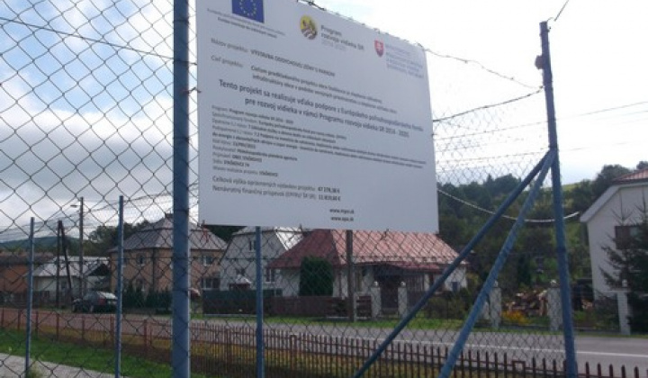 Park a oddýchova zóna - realizácia projektu EÚ