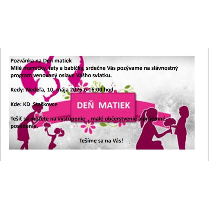 Deň matiek 2026