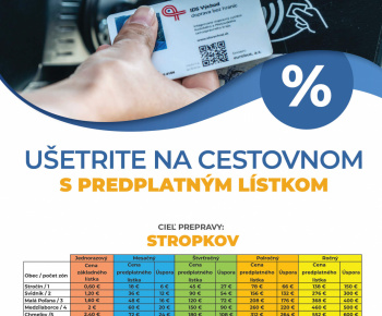 Aktuality / Možnosti zakúpenia PREDPLATNÝCH cestovných lístkov v regionálnej autobusovej doprave - foto